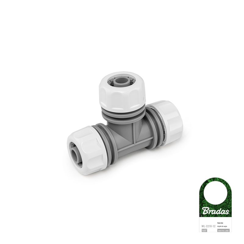T-kus WHITE LINE pro připojení 1/2" hadic